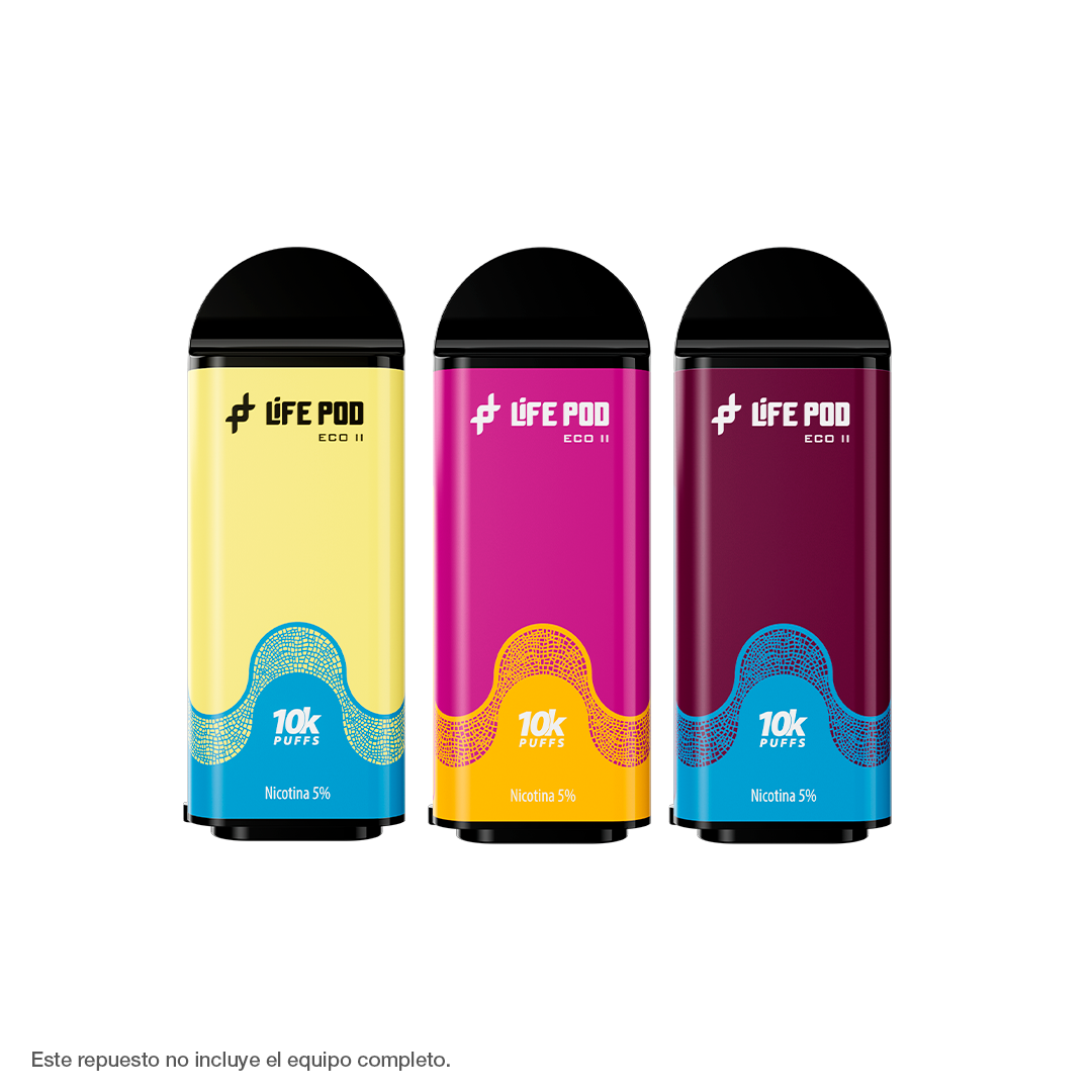 3 x 99 Refill Life Pod (10000 Puffs) 1 3 x 99 Refill Life Pod (10000 Puffs)