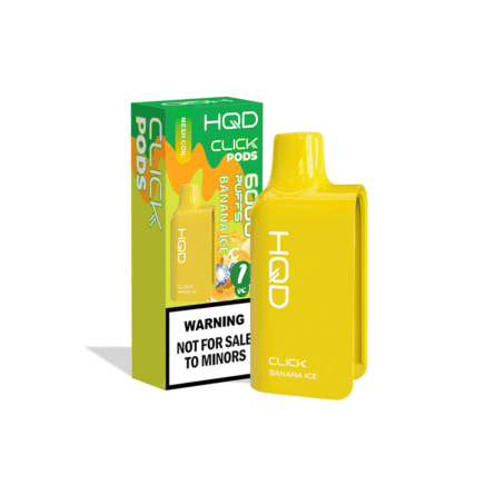 Repuesto HQD Click POD - Banana Ice | 6000 Puffs - Image 2