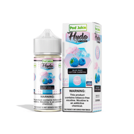 Pod Juice Hyde Syn 100Ml - Blue Razz Cotton - Image 5