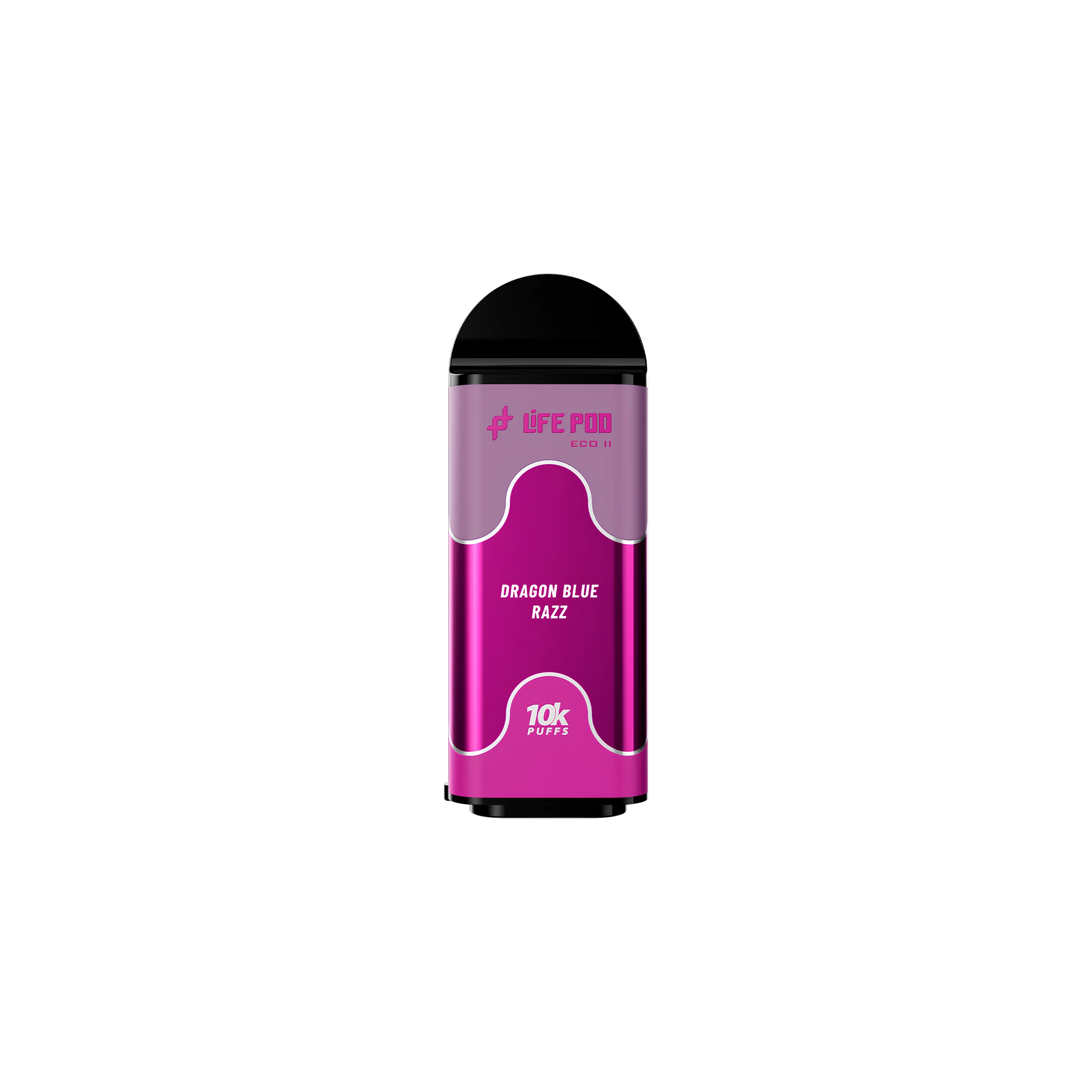 refill life pod eco ii 10k dragon blue razz original en presentación lista para uso