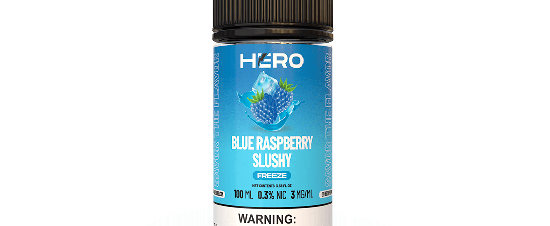 Excelente dispositivo Hero Syn 100Ml - Blue Rasp Slushy FREEZE original garantizado.