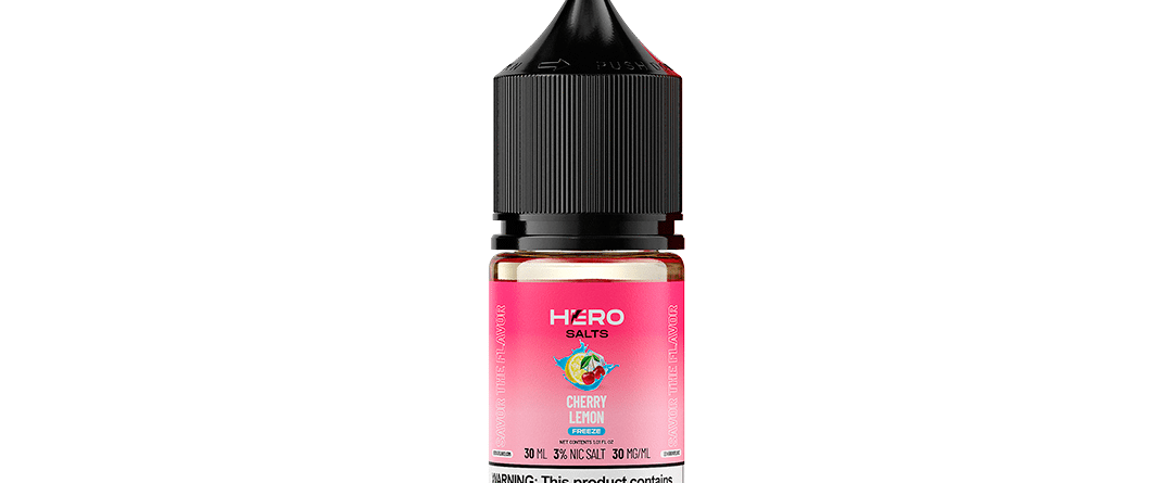 Excelente dispositivo Hero Syn Salt 30Ml - Cherry Lemon FREEZE original garantizado.