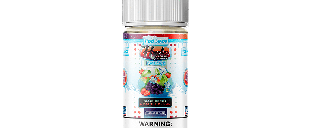 Excelente dispositivo Pod Juice Hyde Syn 100Ml - Aloe Berry Grape Freeze original garantizado.