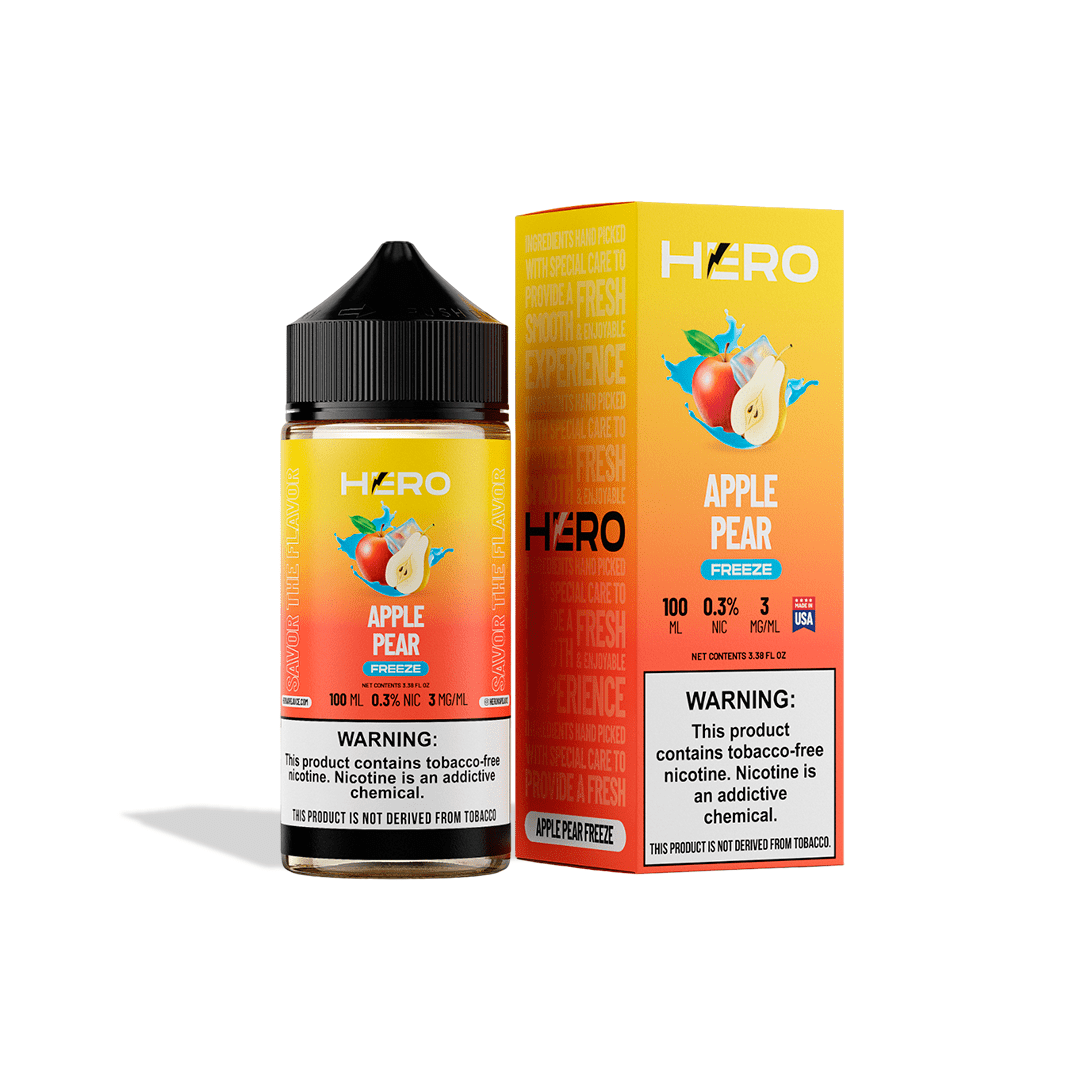 Hero Syn 100Ml - Apple Pear FREEZE 7 Hero Syn 100Ml - Apple Pear FREEZE