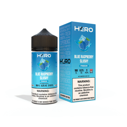 Hero Syn 100Ml - Blue Rasp Slushy FREEZE 17 Hero Syn 100Ml - Blue Rasp Slushy FREEZE - Image 7