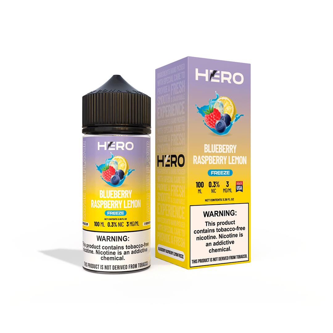 Hero Syn 100Ml - Blue Razz Lemon Freeze 9 Hero Syn 100Ml - Blue Razz Lemon Freeze