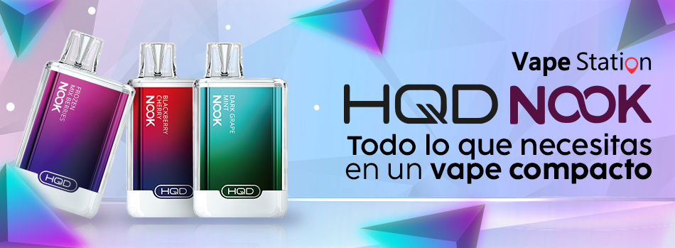HQD NOOK: Todo lo que necesitas en un vape compacto.