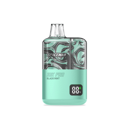 Excelente dispositivo Spaceman Pro 10K - Black Mint | Vape Desechable original garantizado.