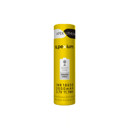 Excelente dispositivo Pila Apexium 18650 3000mah original garantizado.