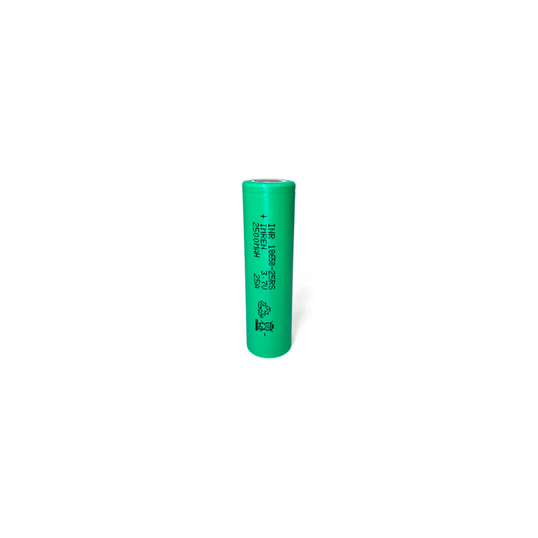 Excelente dispositivo Pila IMREN 18650 25RS 2500mAh 30A original garantizado.