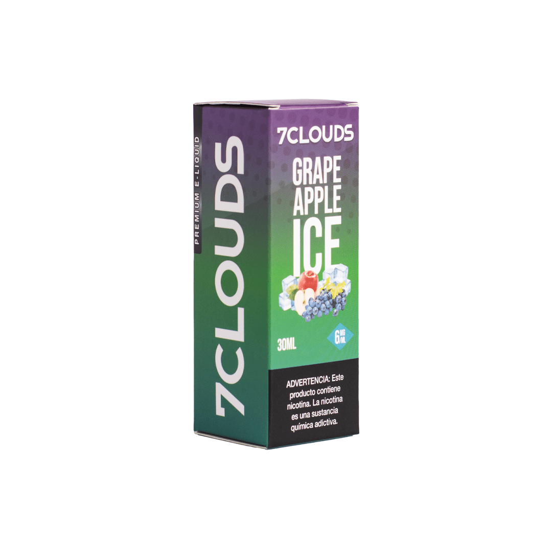 Excelente dispositivo 7Clouds 30Ml - Grape Apple original garantizado.