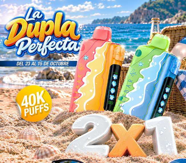 La Dupla Perfecta 2x1 en vapes de 40K puffs - Vape Station