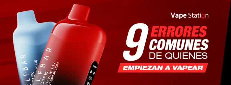 9 errores al empezar a vapear (y cómo evitarlos) 9 errores al empezar a vapear (y cómo evitarlos)