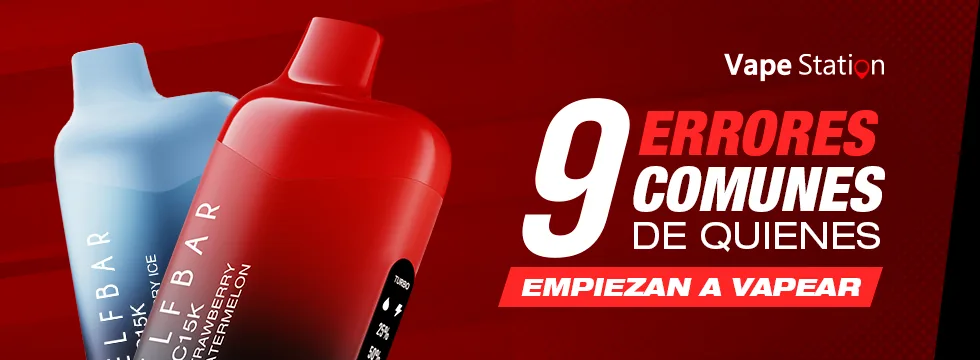 9 errores al empezar a vapear (y cómo evitarlos)
